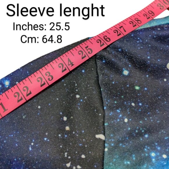 Urban Heritage | Galaxy Fleece Hoodie Long Sleeves Top Big Pocket | Size: Small - Picture 7 of 15